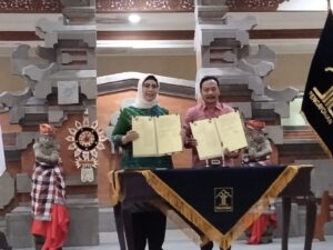 Unisri dan Kantor Wilayah Kementerian Hukum Provinsi Bali Tandatangani MoU dan PKS, 39 Mahasiswa Ikuti Kunjungan Akademik